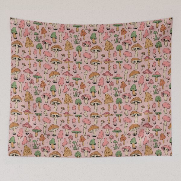 Item preview, Pink Mushroom Inspiration designed and sold by ChainsArt.