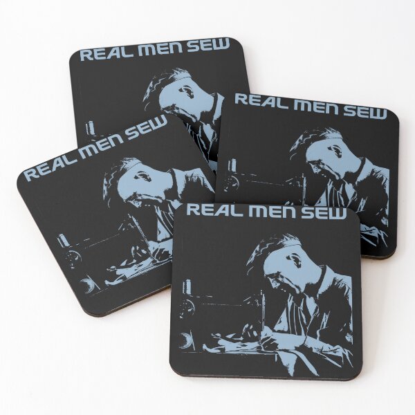 Item preview, man sewing, leather artisan, sewing machine designed and sold by EwaVerse.