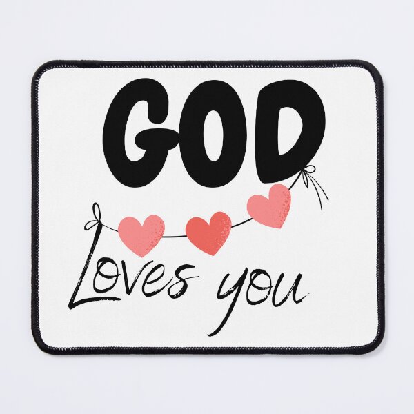 Item preview, God loves you designed and sold by SacredSoulCraft.