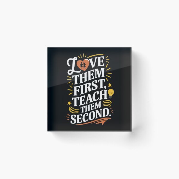Item preview, Love Them First Teach Them Second Teacher Valentines designed and sold by Redgiant87x.