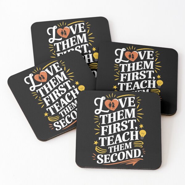 Item preview, Love Them First Teach Them Second Teacher Valentines designed and sold by Redgiant87x.