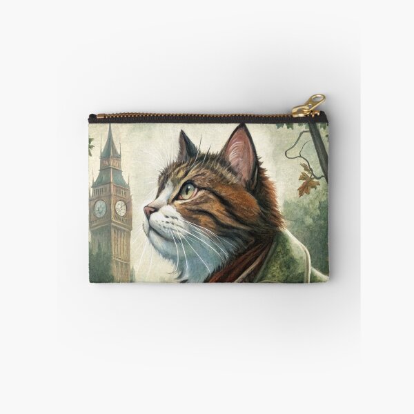 Item preview, Moody Gentleman Red Cat Victorian Era Green Suit designed and sold by NuttyAnimals.