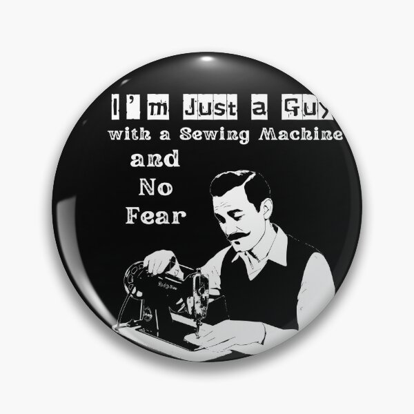 Item preview, sewing machine guy, leather crafter designed and sold by EwaVerse.