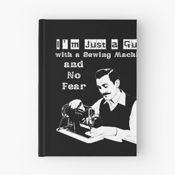 Item preview, sewing machine guy, leather crafter designed and sold by EwaVerse.