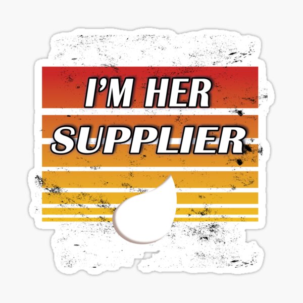 Item preview, I'm her supplier (orange distressed) designed and sold by WordyDreams.