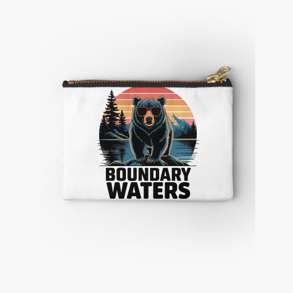 Item preview, Boundary Waters Cool Bear - Retro Wilderness Adventure designed and sold by WayoftheWater.