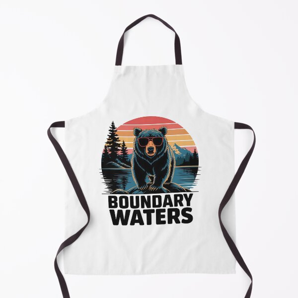 Item preview, Boundary Waters Cool Bear - Retro Wilderness Adventure designed and sold by WayoftheWater.