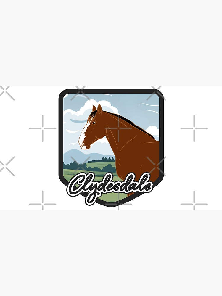 Aperçu 7 sur 7. Casquette avec l'œuvre blason et armoirie cheval bai,cheval clydesdale,cheval de trait,royaume uni,europe,europe du nord,races de chevaux,race créée et vendue par WebEquitation.