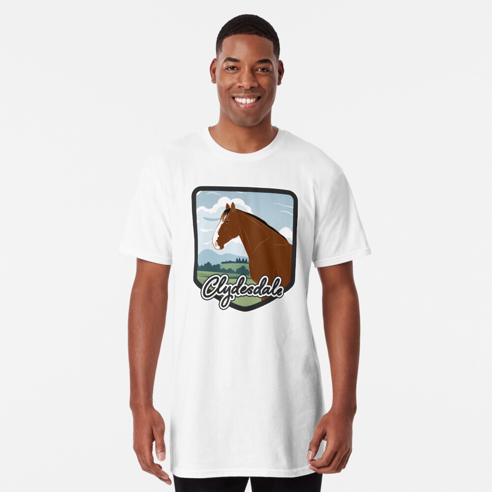Aperçu de l'œuvre T-shirt long créée et vendue par WebEquitation.