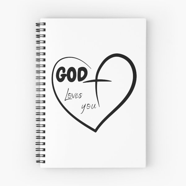 Item preview, God loves you designed and sold by SacredSoulCraft.