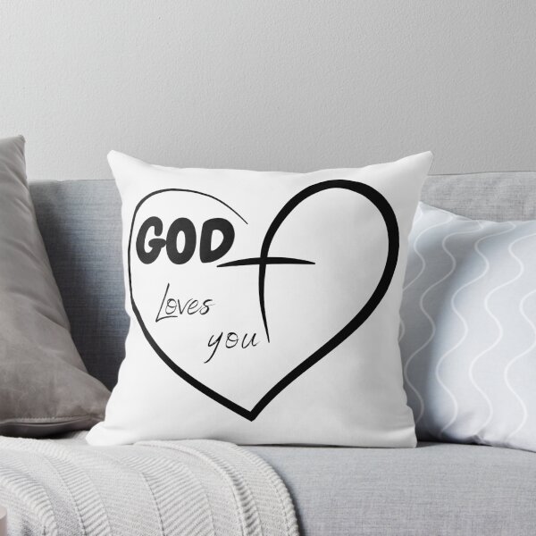 Item preview, God loves you designed and sold by SacredSoulCraft.
