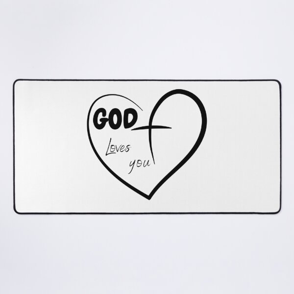 Item preview, God loves you designed and sold by SacredSoulCraft.
