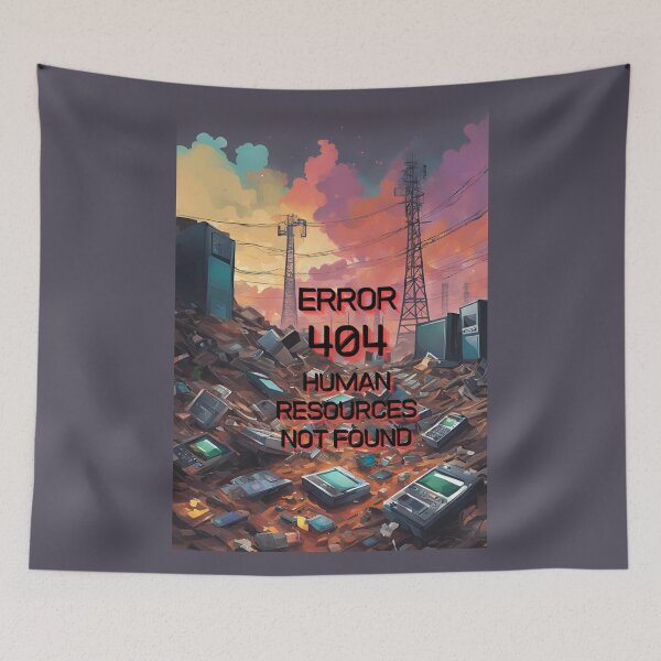 Item preview, Error 404, Human, Human Resources, Not found, http, designed and sold by GOLDENGARDENART.