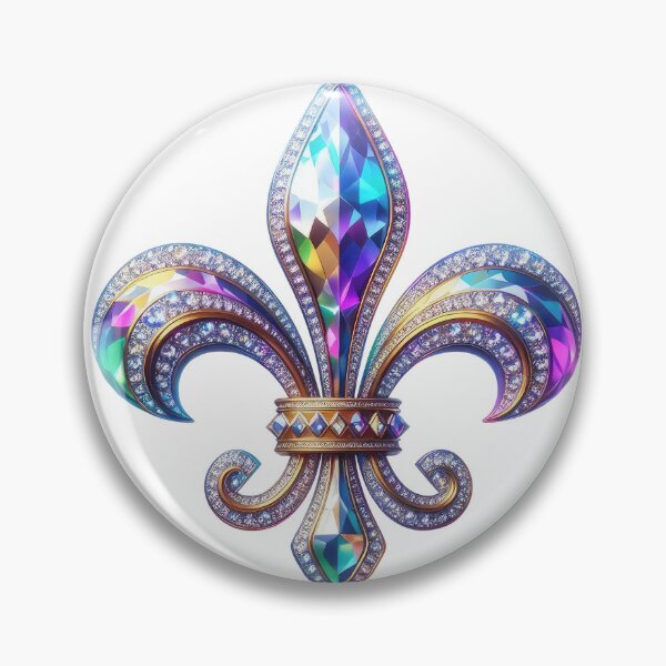 Item preview, Fleur De Lis, Elegant French Symbol, Vintage Louisiana Pride, Royal Lily Design, New Orleans Aesthetic Gift designed and sold by NobelT.