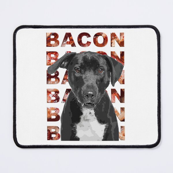 Item preview, Some dogs just might like bacon too much. designed and sold by ImALuckyDog.