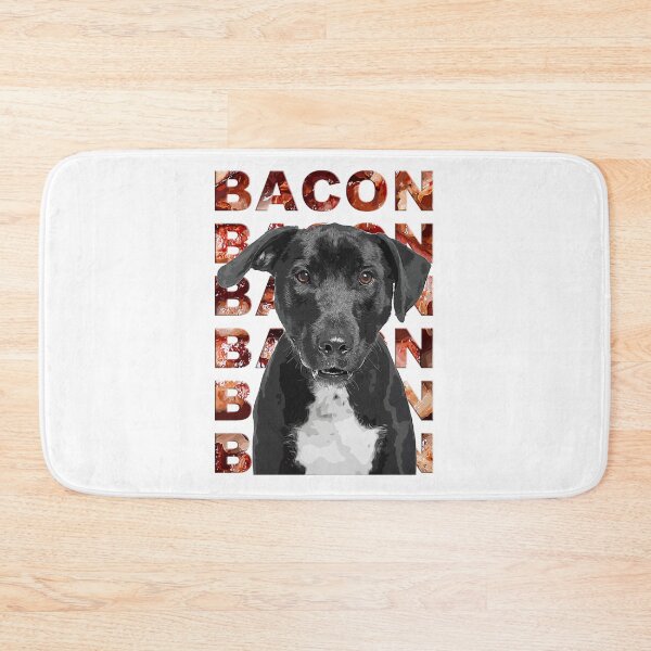 Item preview, Some dogs just might like bacon too much. designed and sold by ImALuckyDog.
