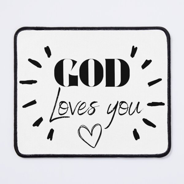 Item preview, God loves you designed and sold by SacredSoulCraft.