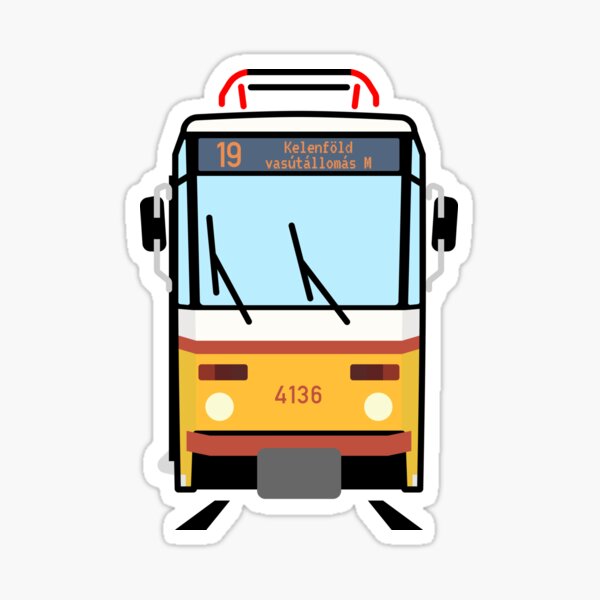 Artikel-Vorschau von Budapest Straßenbahn Tatra T5C5, designt und verkauft von WurmWeb.DesignShop.