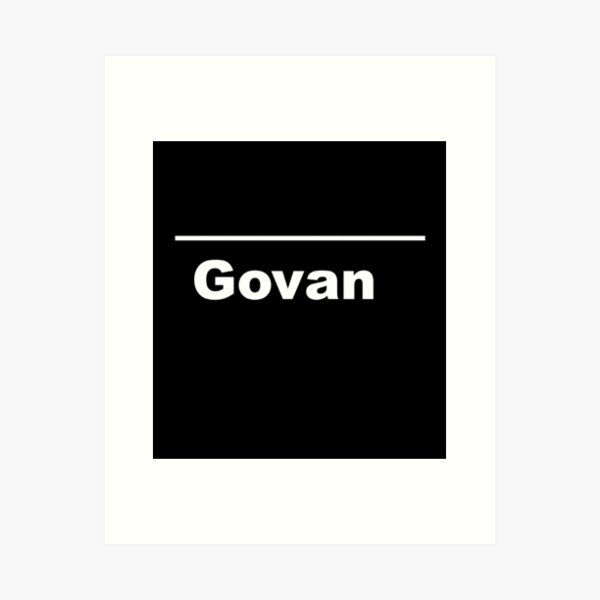 Artikel-Vorschau von Geo3Doodles U-Bahnstation Glasgow (Govan) im NYC-Stil, designt und verkauft von Geo3doodles.