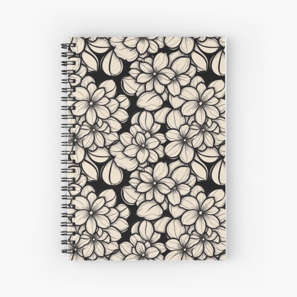 Item preview, Black & White Floral Pattern  designed and sold by innerbloompress.