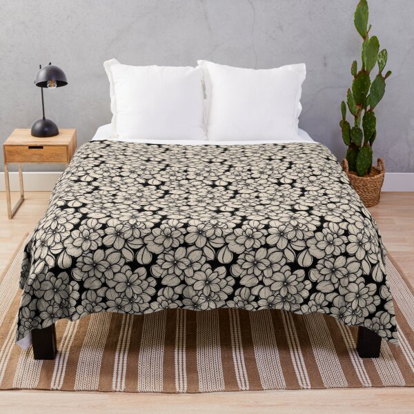Item preview, Black & White Floral Pattern  designed and sold by innerbloompress.