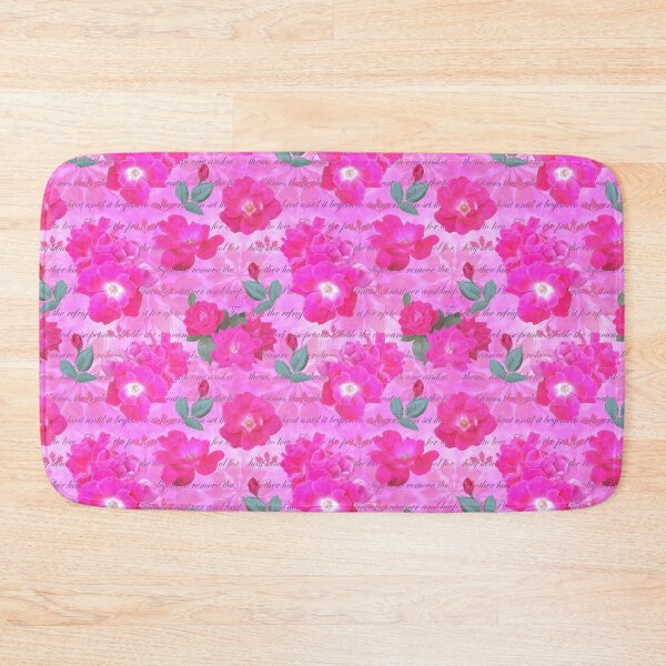 Item preview, Rose Water Recipe Pink Roses on Pink ff9aff designed and sold by Art in My Loft.