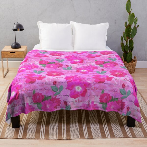 Item preview, Rose Water Recipe Pink Roses on Pink ff9aff designed and sold by Art in My Loft.