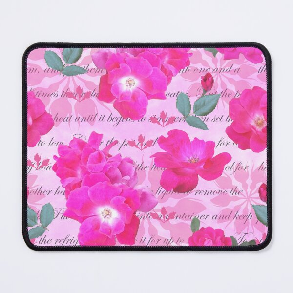 Item preview, Rose Water Recipe Pink Roses on Pink ffc9ff designed and sold by Art in My Loft.
