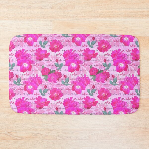 Item preview, Rose Water Recipe Pink Roses on Pink ffc9ff designed and sold by Art in My Loft.