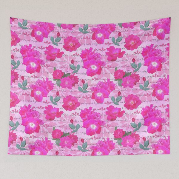 Item preview, Rose Water Recipe Pink Roses on Pink ffc9ff designed and sold by Art in My Loft.
