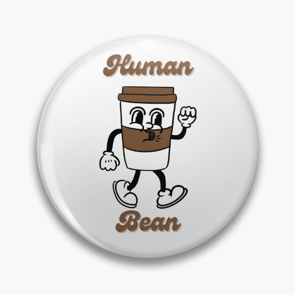 Item preview, Coffee Human Bean Fun Retro Coffee Design designed and sold by PrintsbyCB.