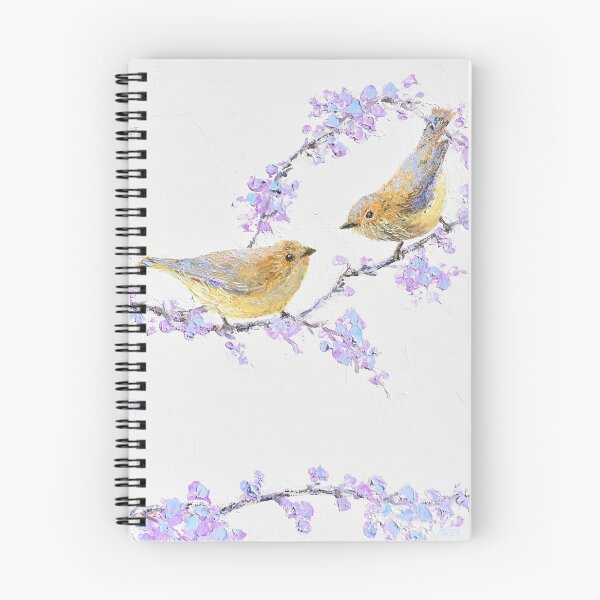 Item preview, Birds and Jacaranda branches designed and sold by MatsonArtDesign.
