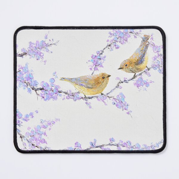 Item preview, Birds and Jacaranda branches designed and sold by MatsonArtDesign.