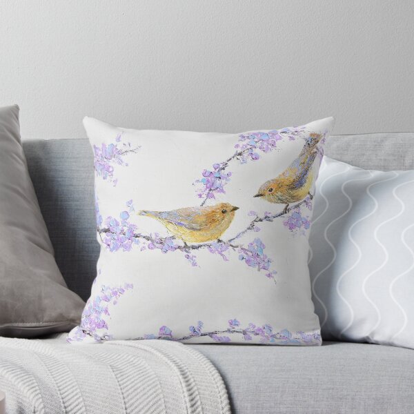 Item preview, Birds and Jacaranda branches designed and sold by MatsonArtDesign.