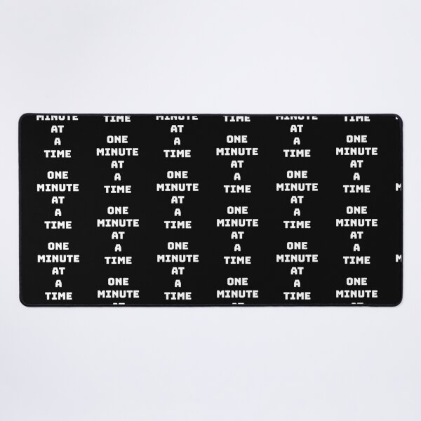 Item preview, One minute at a time, Inspirational aa quote designed and sold by Merchattack.