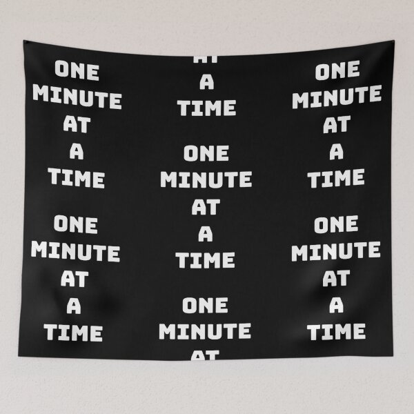 Item preview, One minute at a time, Inspirational aa quote  designed and sold by Merchattack.