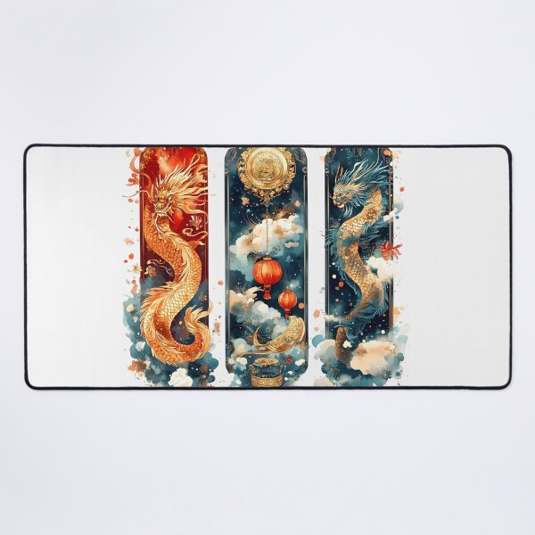 Item preview, Chinese Lunar Year 2025 Dragon Art – Festive Watercolor Ink Illustrations designed and sold by AnnDesignStudio.