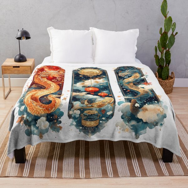 Item preview, Chinese Lunar Year 2025 Dragon Art – Festive Watercolor Ink Illustrations designed and sold by AnnDesignStudio.