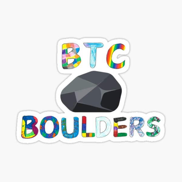 Item preview, BTC Boulders colorful designed and sold by emilygoodson917.