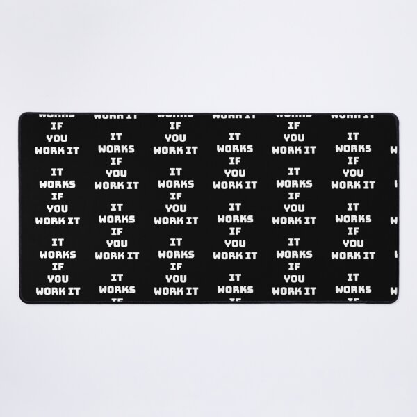 Item preview, It works if you work it, Inspirational aa quote designed and sold by Merchattack.