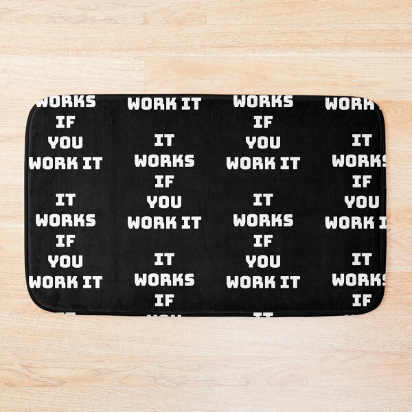 Item preview, It works if you work it, Inspirational aa quote  designed and sold by Merchattack.