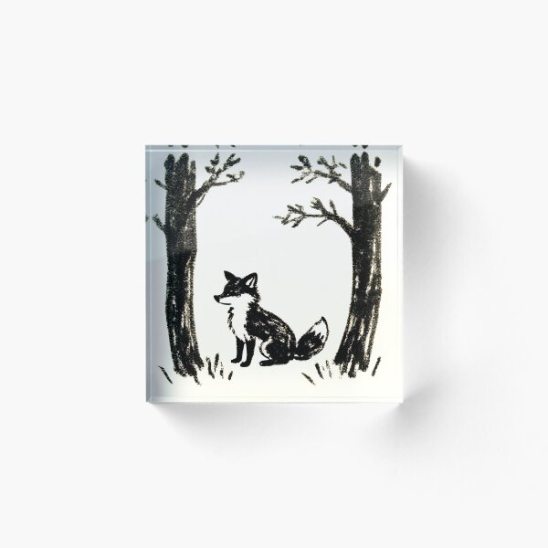 Item preview, Lindo boceto de tinta de zorro designed and sold by SunkenCost.