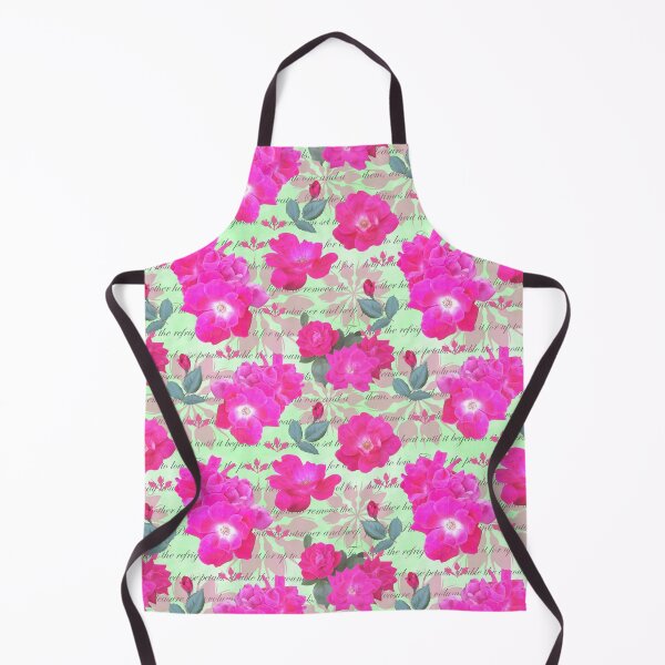 Item preview, Rose Water Recipe Pink Roses on Green beffbf designed and sold by Art in My Loft.