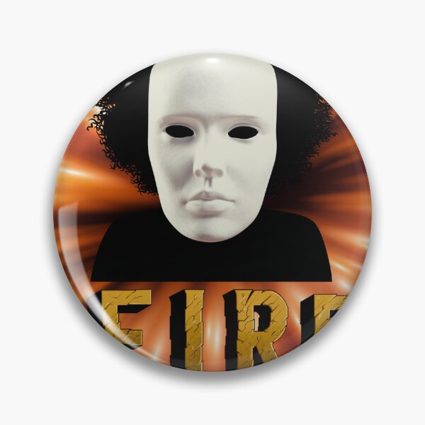 Item preview, Fire Man Mask designed and sold by passiveink.