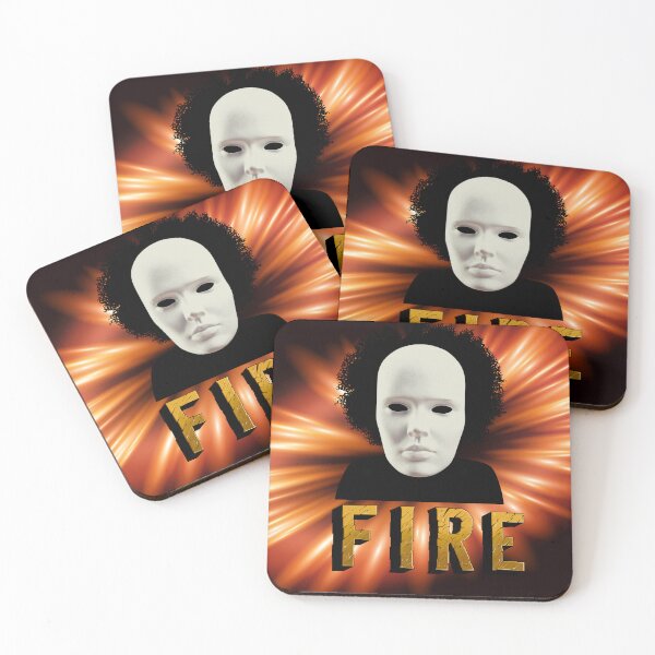 Item preview, Fire Man Mask designed and sold by passiveink.