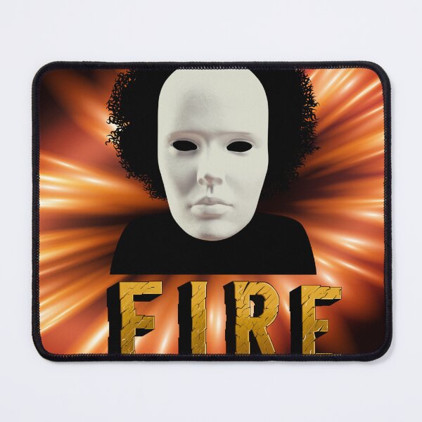 Item preview, Fire Man Mask designed and sold by passiveink.