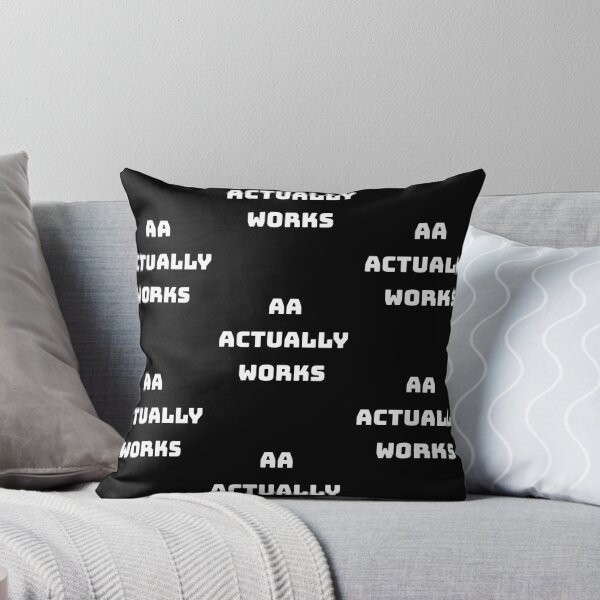 Item preview, AA actually works, Inspirational aa quote  designed and sold by Merchattack.