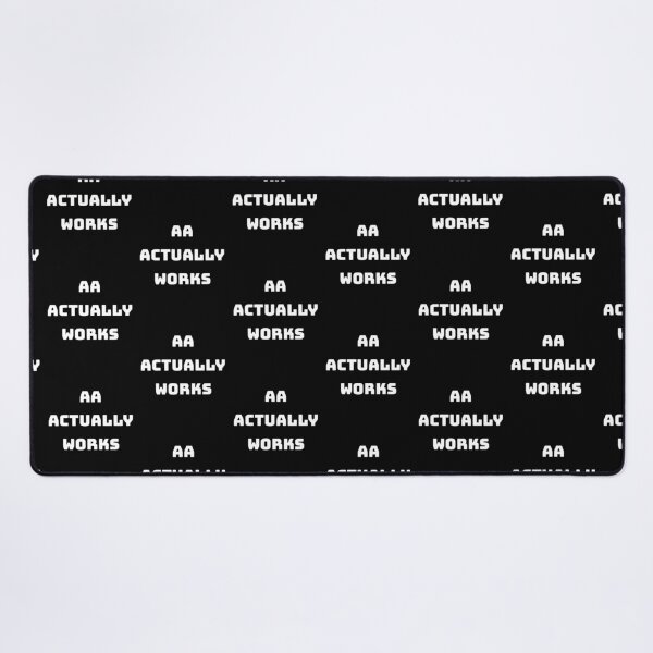 Item preview, AA actually works, Inspirational aa quote designed and sold by Merchattack.