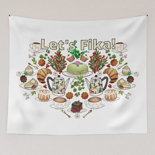 Item preview, Let's Fika! designed and sold by IrishVikingDesigns.