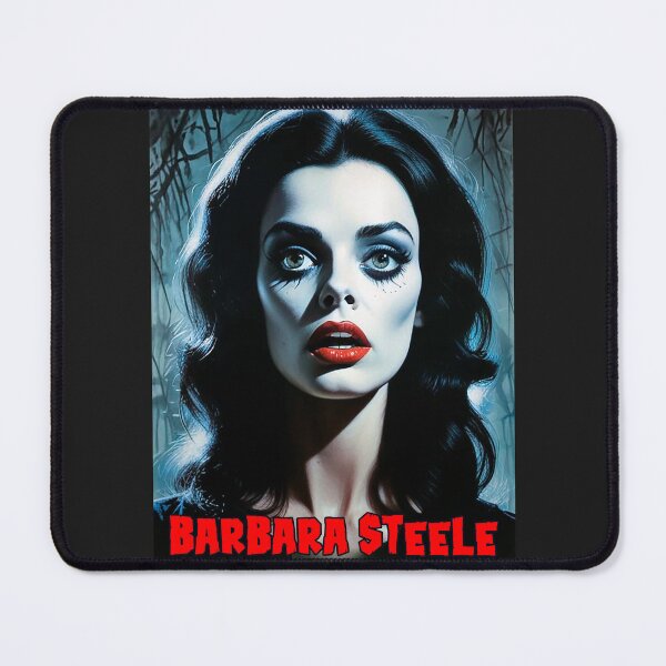 Item preview, 60s scream queen Barbara Steele designed and sold by MetalSatyrShop.